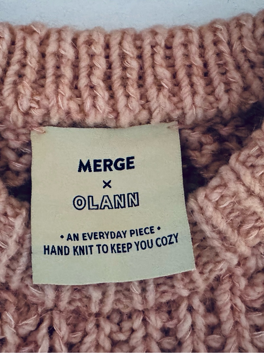 VERY RARE—Olann Handmade x Merge Colette Handknit Sweater